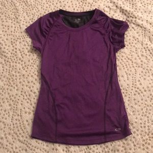 Purple workout t-shirt